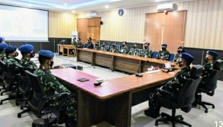 Lanud Rsn Ikuti Upacara Virtual Peringatan Hari Kesaktian Pancasila