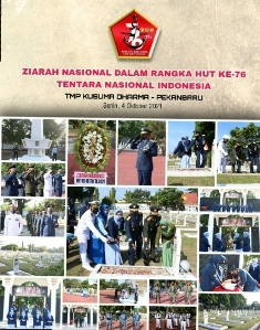 Bersempena HUT ke-76 TNI, Danlanud Rsn Pimpin Ziarah Nasional dan Tabur Bunga