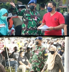 Babinpotdirga Lanud Rsn Ambil Peran Ditengah Vaksinasi Massal