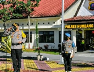 Serentak Dimulai Hari Ini, Kapolres Humbahas Pesan Operasi Zebra Toba 2021 Humanis