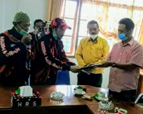 Junimart Girsang Dituntut MInta Maaf, Massa Ormas PP Demo di DPRD Humbahas