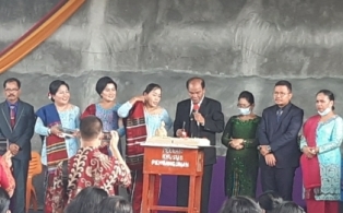 HUT Perdana, HKBP Sei-Sibam Resmi Pindah Sekaligus Beribadah di Gedung Baru