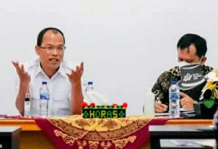 Bupati Dosmar Pimpin Rakor Sinkronisasi Data Pekerjaan OPD dengan BPS Humbahas