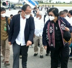 Menteri LHK Kunker ke Humbahas Guna Persiapan Rencana Kedatangan Presiden Jokowi