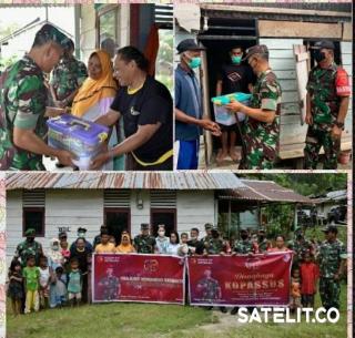 HUT ke-70 Kopassus, Pangdam Pattimura Berbagi di Bulan Suci Ramadhan
