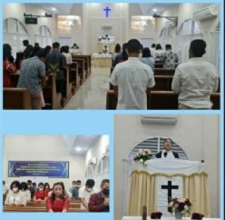 Ibadah Paskah Gereja Eben Ezer Lanud Rsn Sambut Kemenangan