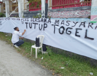 Darurat Togel di Tarutung, Ratusan Tandatangan Warnai Aksi Penolakan