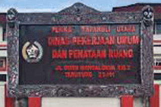 Sebanyak 117 Paket Proyek PEN 2021 Dinas PUPR Taput Disorot