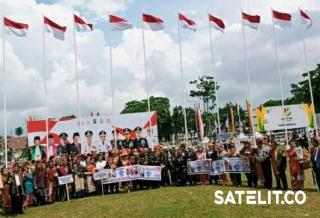 PKBR Tampilkan Lima Etnis Batak Saat Pawai Budaya di Riau