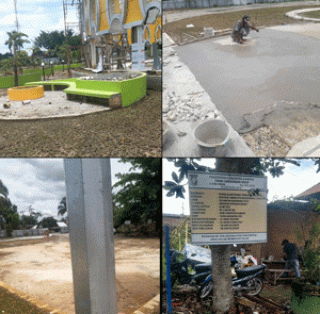 Kontrak Berakhir, Proyek Taman Kota Bangkinang Tersandung Lagi?