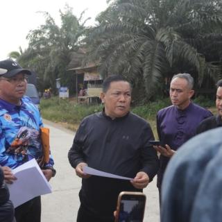Plt Gubri Ungkap PKS Yuni Bersaudara Bantu Bangun Jalan Lupat Kain-Lubuk Agung