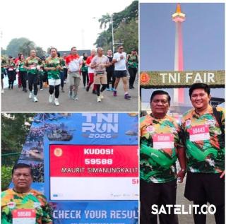Puluhan Ribu Masyarakat Padati Monas Meriahkan HUT TNI Ke-81
