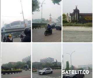 Potret Dampak Asap di Kota Pekanbaru, 6 Kali Surat Edaran Belajar Daring Diterbitkan